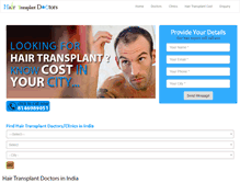 Tablet Screenshot of hairtransplant-doctors.com
